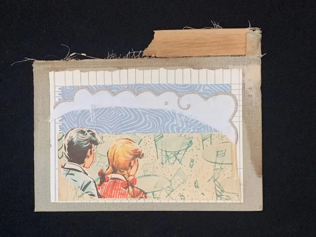 Collage artwork by Janet Gold