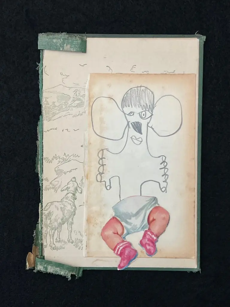 Collage artwork by Janet Gold