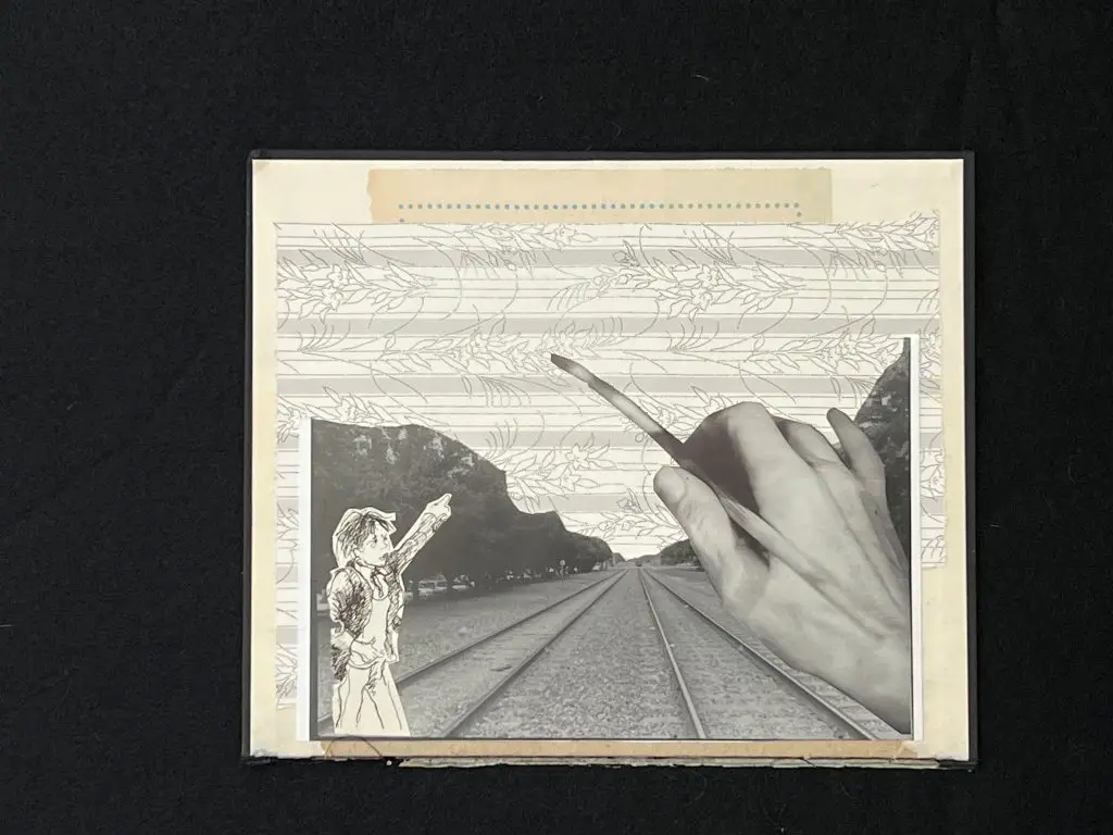 Collage artwork by Janet Gold