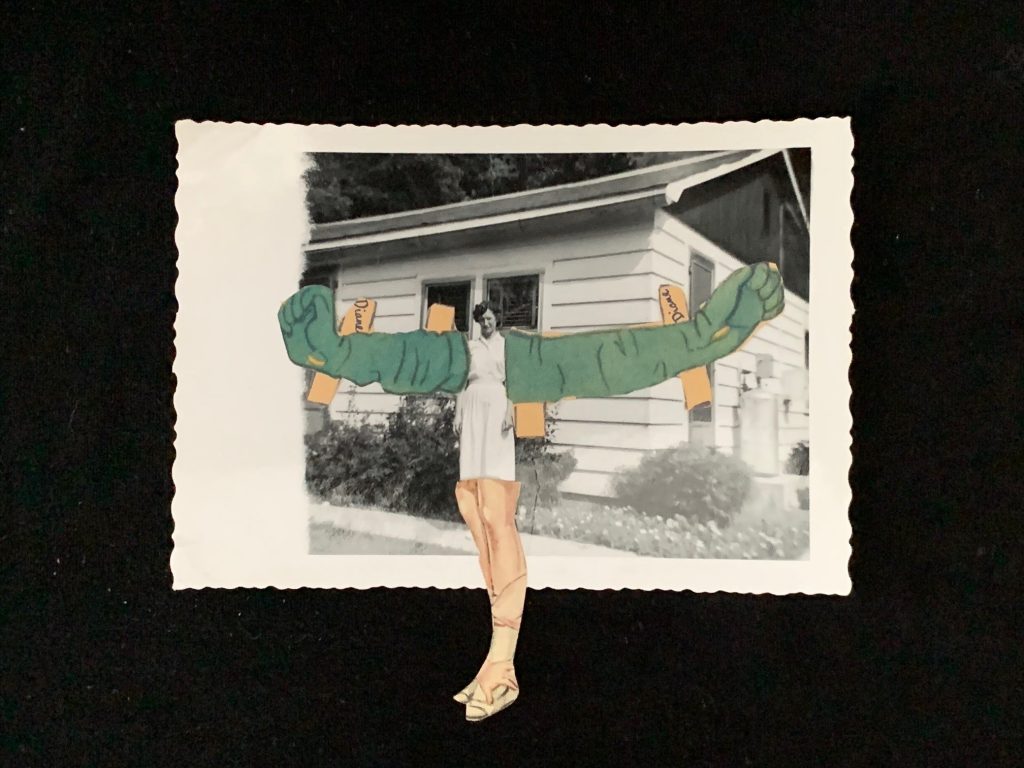 Collage artwork by Janet Gold